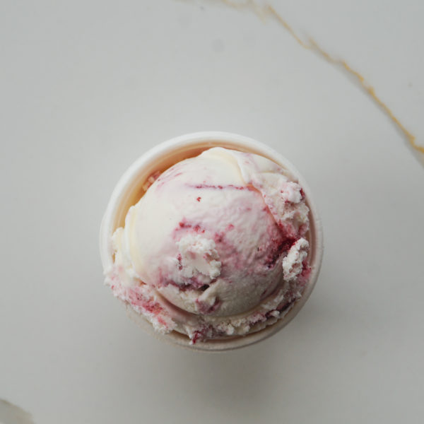 Higgles Ice Cream | Flavors - Lime Buttermilk w Raspberry Swirl 2