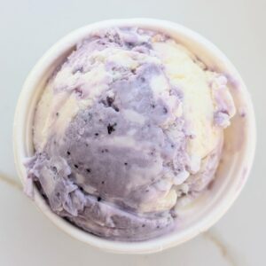 LEMON buttermilk & wild blueberry buttermilk swirled
