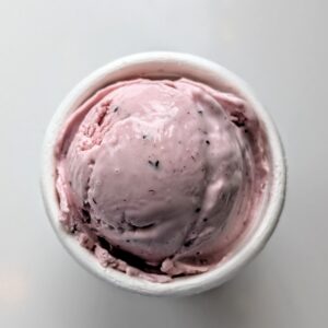 Raspberry with Chocolate Flecks